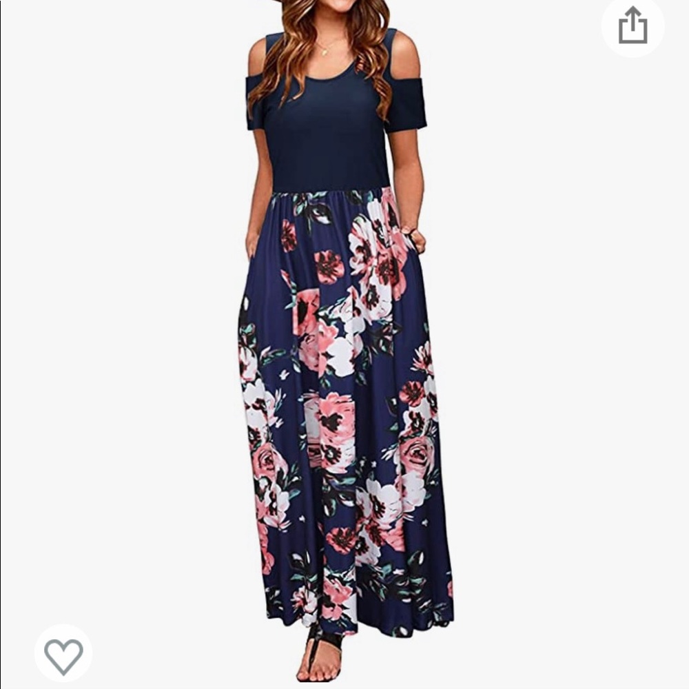 Maxi dress with pockets. Brand New. Never worn.